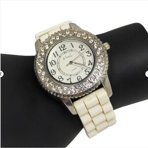 Kim Rogers Quartz Watch BK9R20 Stainless Steel Caseback Accutime Watch Corp